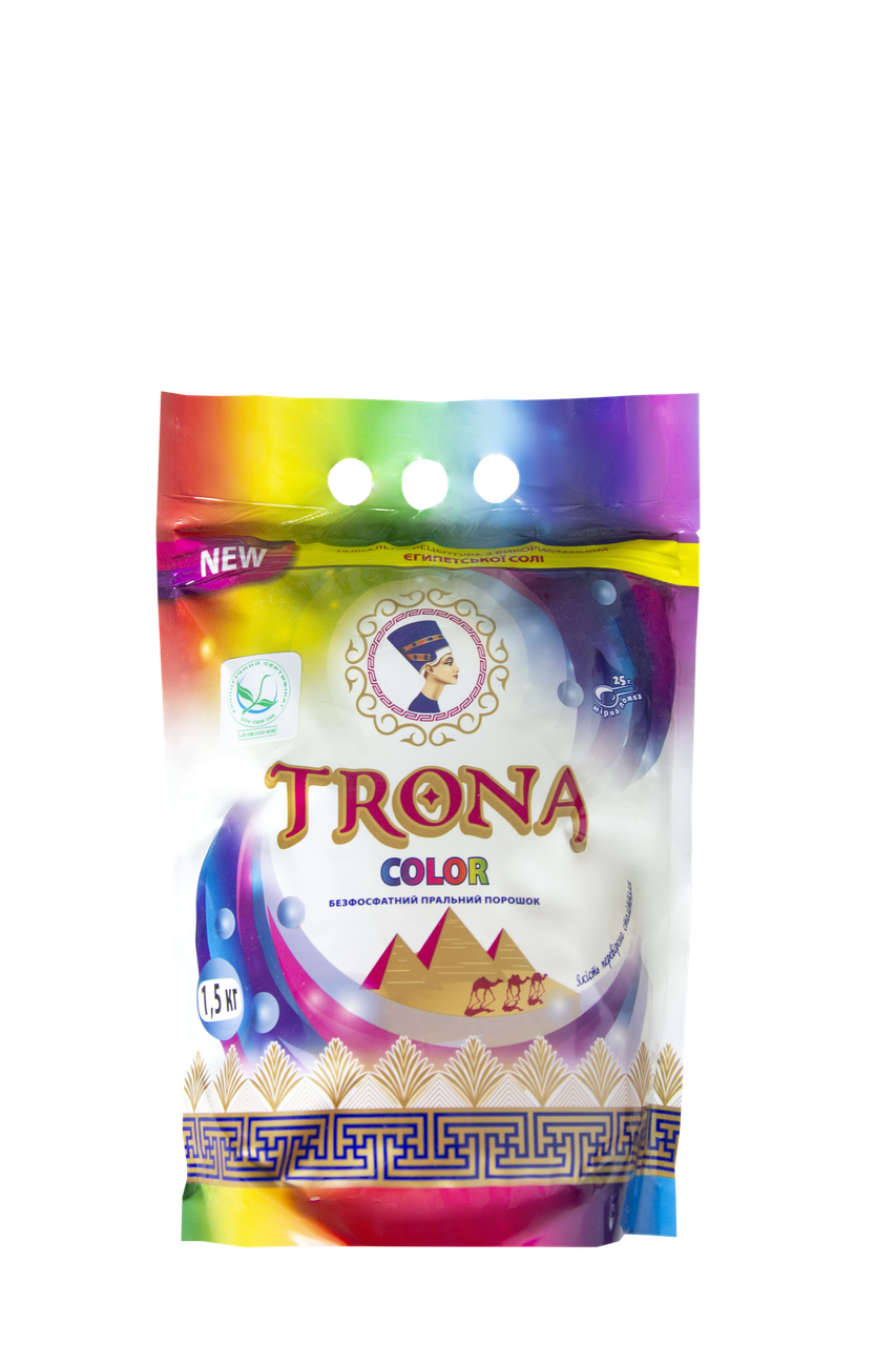 ЕКО Порошок для прання TRONA Color 1,5 кг
